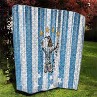 Argentina Football GOAT Quilt Four Times World Champions