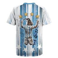 Argentina Football GOAT Rugby Jersey Four Times World Champions