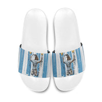 Argentina Football GOAT Slide Sandals Four Times World Champions