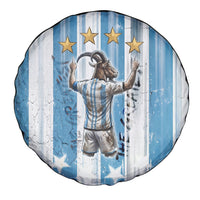 Argentina Football GOAT Spare Tire Cover Four Times World Champions