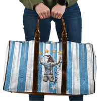 Argentina Football GOAT Travel Bag Four Times World Champions