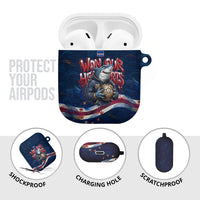 Cape Verde World Football 2026 AirPods Case Blue Sharks Won Our Hearts - Oil Paint Style