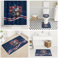Cape Verde World Football 2026 Bathroom Set Blue Sharks Won Our Hearts - Oil Paint Style