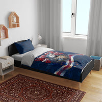 Cape Verde World Football 2026 Bedding Set Blue Sharks Won Our Hearts - Oil Paint Style