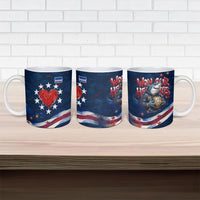 Cape Verde World Football 2026 Ceramic Mug Blue Sharks Won Our Hearts - Oil Paint Style