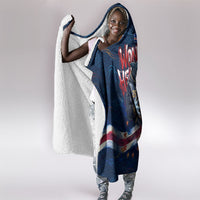 Cape Verde World Football 2026 Hooded Blanket Blue Sharks Won Our Hearts - Oil Paint Style
