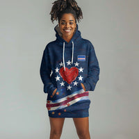 Cape Verde World Football 2026 Hoodie Dress Blue Sharks Won Our Hearts - Oil Paint Style