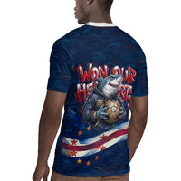 Cape Verde World Football 2026 Rugby Jersey Blue Sharks Won Our Hearts - Oil Paint Style