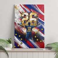 Cape Verde Football 2026 Canvas Wall Art Won Our Hearts Blue Sharks Soccer Player