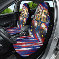 Cape Verde Football 2026 Car Seat Cover Won Our Hearts Blue Sharks Soccer Player