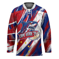 Cape Verde Football 2026 Hockey Jersey Won Our Hearts Blue Sharks Soccer Player