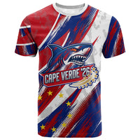 Cape Verde Football 2026 T shirt Won Our Hearts Blue Sharks Soccer Player