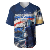 Personalized Cape Verde Blue Sharks Baseball Jersey Giant Spirit African Football 2026 Mascot