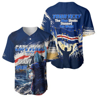 Personalized Cape Verde Blue Sharks Baseball Jersey Giant Spirit African Football 2026 Mascot