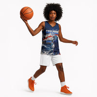 Personalized Cape Verde Blue Sharks Basketball Jersey Giant Spirit African Football 2026 Mascot
