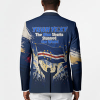 Personalized Cape Verde Blue Sharks Blazer Giant Spirit African Football 2026 Mascot