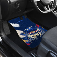 Personalized Cape Verde Blue Sharks Car Mats Giant Spirit African Football 2026 Mascot