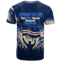 Personalized Cape Verde Blue Sharks T shirt Giant Spirit African Football 2026 Mascot