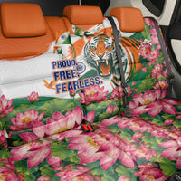 India Proud Free Fearless Back Car Seat Cover Bengal Tiger Military Soldier Jets Art