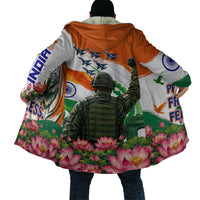 India Proud Free Fearless Cloak Bengal Tiger Military Soldier Jets Art