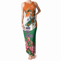 India Proud Free Fearless Tank Maxi Dress Bengal Tiger Military Soldier Jets Art