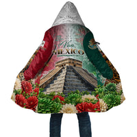 Viva Mexico Independence Day Cloak Sombrero Jaguar Mayan Pyramid Fireworks