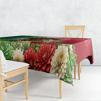 Viva Mexico Independence Day Tablecloth Sombrero Jaguar Mayan Pyramid Fireworks