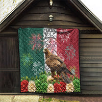 Viva Mexico Independence Day Quilt Golden Eagle Angel Aztec Pattern