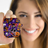 Halloween Skeleton Skateboarder AirPods Case Graffiti Ghost Pumpkin Streetwear Graphic