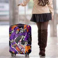 Halloween Skeleton Skateboarder Luggage Cover Graffiti Ghost Pumpkin Streetwear Graphic