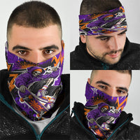 Halloween Skeleton Skateboarder Neck Gaiter Graffiti Ghost Pumpkin Streetwear Graphic