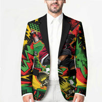 Skateboarder Spray Painter Blazer Rasta Colors Graffiti Streetwear Pop Art Graphic