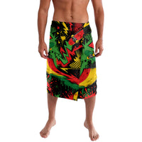 Skateboarder Spray Painter Lavalava Rasta Colors Graffiti Streetwear Pop Art Graphic