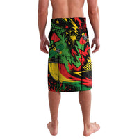 Skateboarder Spray Painter Lavalava Rasta Colors Graffiti Streetwear Pop Art Graphic