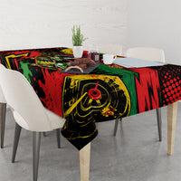 Skateboarder Spray Painter Tablecloth Rasta Colors Graffiti Streetwear Pop Art Graphic