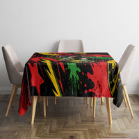 Skateboarder Spray Painter Tablecloth Rasta Colors Graffiti Streetwear Pop Art Graphic