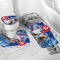 Slovakia Where Eagles Fly Bathroom Set Bratislava Castle Chamois Eagle Patriotism