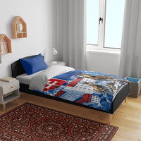 Slovakia Where Eagles Fly Bedding Set Bratislava Castle Chamois Eagle Patriotism
