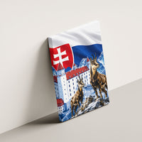 Slovakia Where Eagles Fly Canvas Wall Art Bratislava Castle Chamois Eagle Patriotism