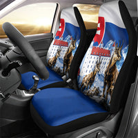 Slovakia Where Eagles Fly Car Seat Cover Bratislava Castle Chamois Eagle Patriotism