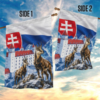 Slovakia Where Eagles Fly Garden Flag Bratislava Castle Chamois Eagle Patriotism