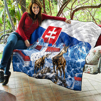 Slovakia Where Eagles Fly Quilt Bratislava Castle Chamois Eagle Patriotism