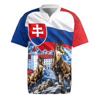 Slovakia Where Eagles Fly Rugby Jersey Bratislava Castle Chamois Eagle Patriotism