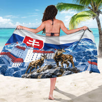 Slovakia Where Eagles Fly Sarong Bratislava Castle Chamois Eagle Patriotism