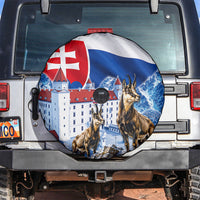 Slovakia Where Eagles Fly Spare Tire Cover Bratislava Castle Chamois Eagle Patriotism