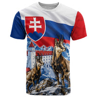 Slovakia Where Eagles Fly T Shirt Bratislava Castle Chamois Eagle Patriotism