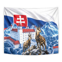 Slovakia Where Eagles Fly Tapestry Bratislava Castle Chamois Eagle Patriotism