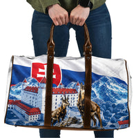 Slovakia Where Eagles Fly Travel Bag Bratislava Castle Chamois Eagle Patriotism