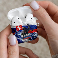 Slovakia Military Freedom AirPods Case Fighter Jets Soldier Eagle Mountain