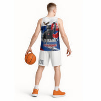 Slovakia Military Freedom Basketball Jersey Fighter Jets Soldier Eagle Mountain